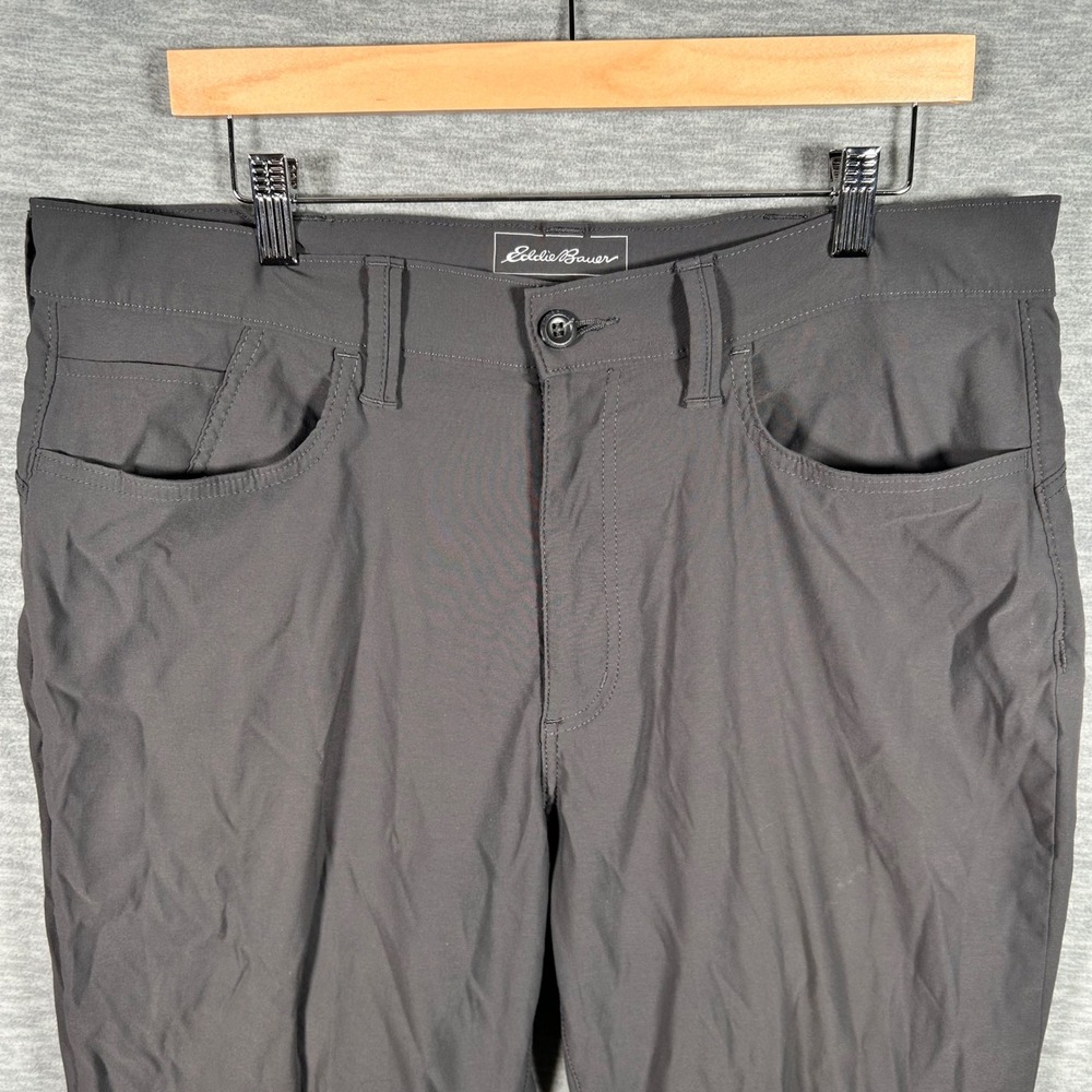 Eddie‎ Bauer Travex Pants Mens 36x31 (Tag 36x34) Gray Stretch Performance Hike